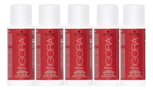 Ox Loção Ativadora Schwarzkopf Igora Royal 20 Volumes 60ml Sin Tono