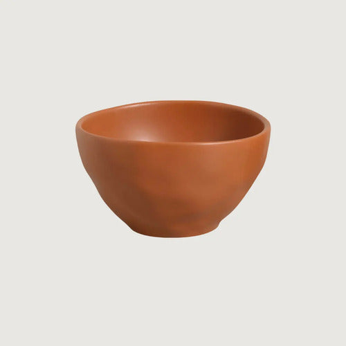 Set X6 Bowls Cerámica De Gres Terrakota/naranja Mate | 558ml
