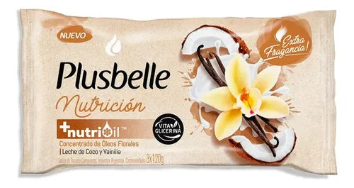 Jabón Plusbelle De Nutrición 125 G. X 3 Uni