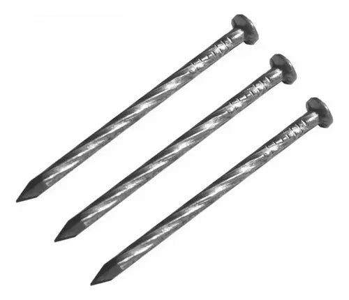 Clavo Espiralado Acindar Punta Paris 3 Pulgadas 7.62cm X 1kg