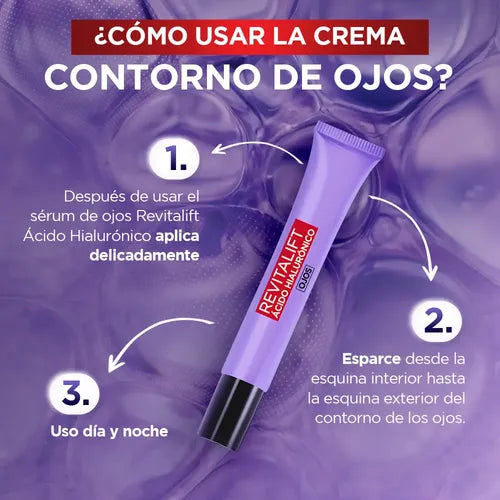 Crema Revitalift Hialuro Ojos X15ml