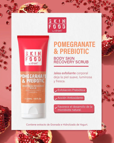 Gel Exfoliante Corporal Pomegranate Skin Food Idraet Fragancia Frutal · 17757 · foto 02