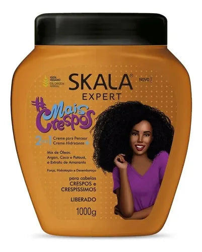 Máscara Skala Mais Crespos 2 en 1 para Cabello Rizado y Ondulado de 1 Kg · 17423 · foto 06