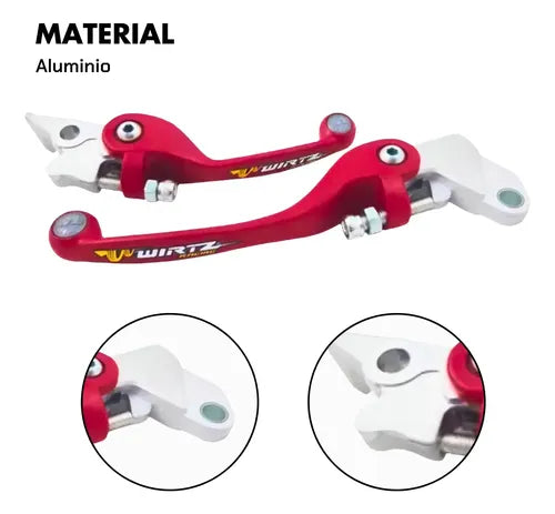 Manijas Rebatibles Wirtz Flex Rojo