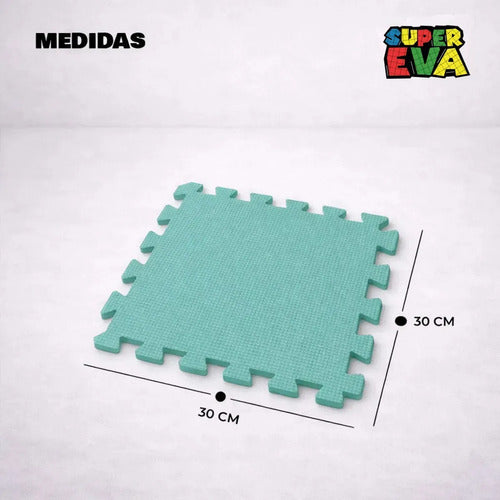 Piso de Goma Eva Encastrable Pastel Liso 30x30cm 9 Piezas · 18146 · foto 03