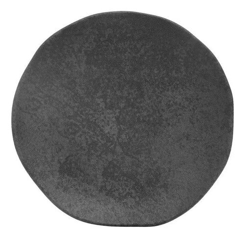Plato De Postre Geo 19 Cm - Porto Brasil Negro Liso