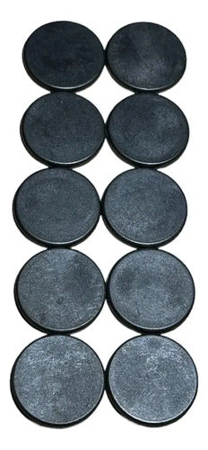 Coin Tag Nfc 213 Resistente Negro - Chip 20mm X 10
