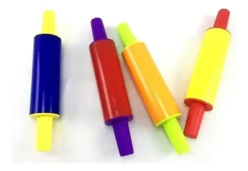 Palo De Amasar Plastico Colores Surtidos