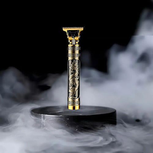 Afeitadora Inalámbrica Vintage T9 Máquina Cortar Pelo Dorado Usb Portátil Dorado Oscuro