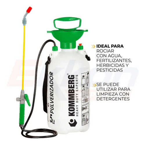 Pulverizador Kommberg 5l Jardin Verde