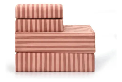 Cubrecama Classic 2 1/2 Plazas Reversible Rosa