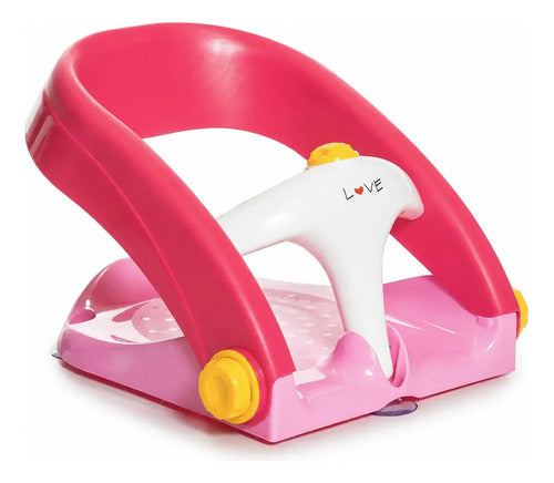 Aro de Baño para Bebé Love Asiento Silla Plegable Rosa · 17583 · foto 01