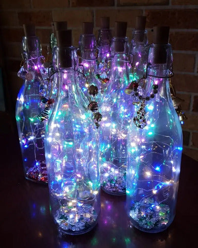 Combo Luces Microled Chata Luz Alambre X10 Unidades Deco