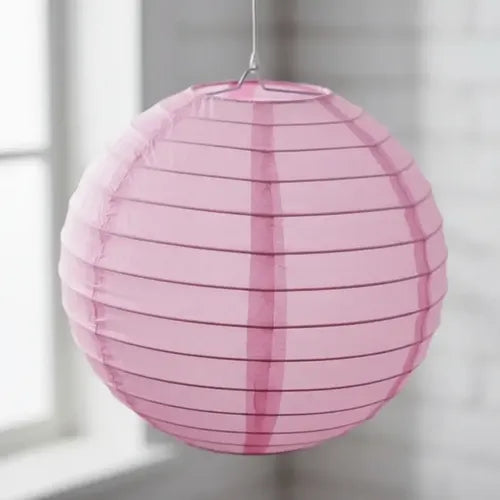 Farol China Papel 14cm Pack De 5 Unidades Vario Colores Deco Rosa Liso