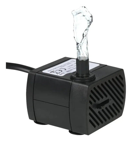 Bomba De Agua 5w 1 Led Multicolor Fuentes Cascada Feng Shui