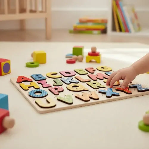 Juego de Encastre Didáctico Cubeta Toys Letras de Madera 26 Piezas · 17787 · foto 08
