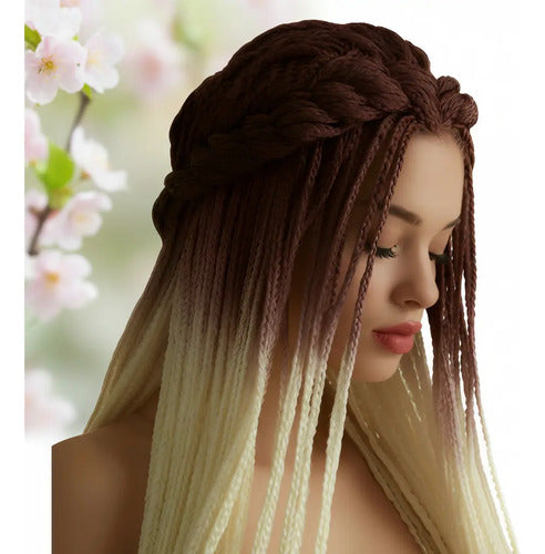 Extensiones Pelo Kanekalon Trenzas Africana B39 Marron Rubio