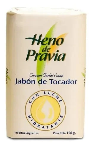 Heno De Pravia Jabón Natural Hidratante Con Leche 150g