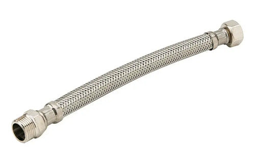 Flexible Para Agua 40 Cm Mallado 1/2 X M