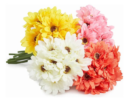 Ramo De Flores Margaritas Amarillas Modelo Uma!