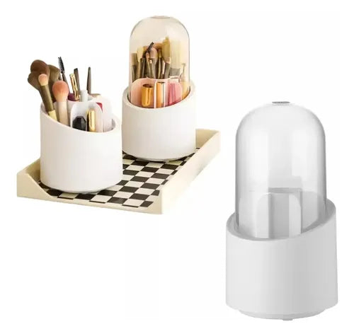 Porta Brochas Blanco Giratorio 360 Organizador Capsula Blanco · 6752 · foto 01