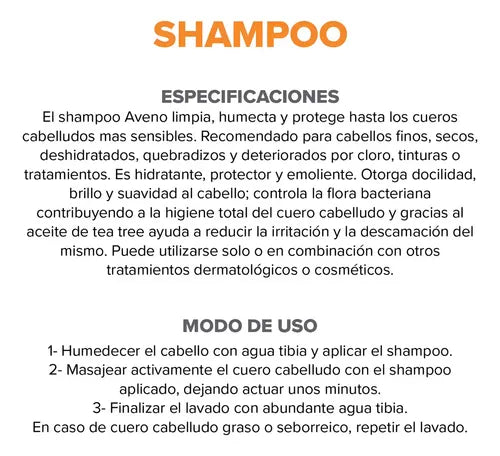 Shampoo Aveno Hidratante y Emoliente X250ml · 17272 · foto 06