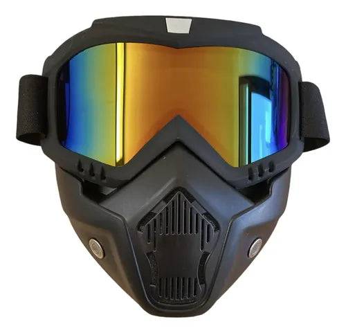 Antiparra Máscara Desmontable Moto Enduro Cross