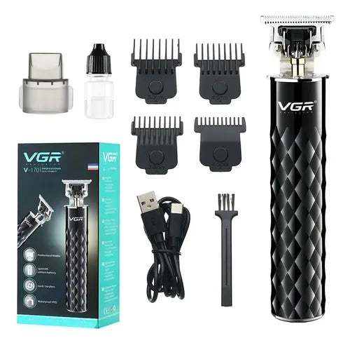 Maquina Corta Pelo Barba Calvo Trimmer Recargable