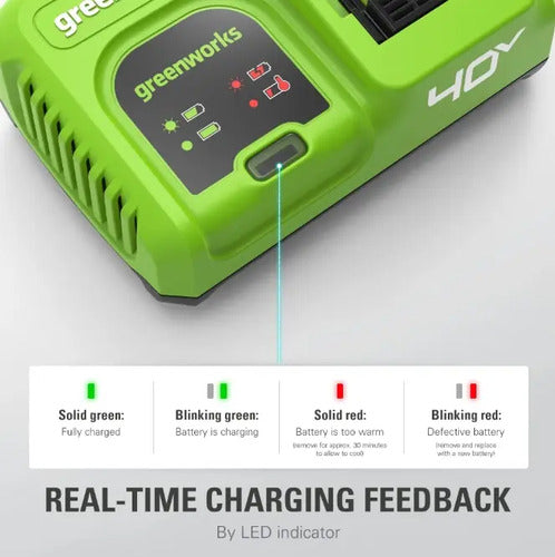 Kit Bordeadora Inalámbrica Greenworks G40lt Con Batería 2ah