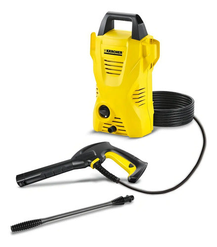 Hidrolavadora Eléctrica Kärcher Home & Garden K2 Basic Black 19943220 Amarillo De 1.4kw Con 110bar De Presión Máxima - 50hz/60hz 50 Hz/60 Hz
