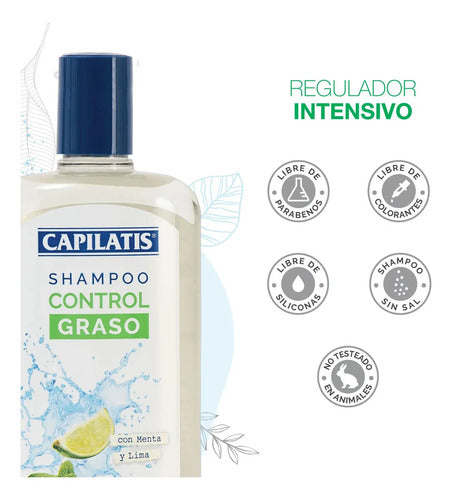 Capilatis Shampoo Control Graso x 420ml Regulador Intensivo · 2178 · foto 03