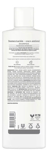 Shampoo Dove Humectación + Coco Y Antioxi X 400 Ml