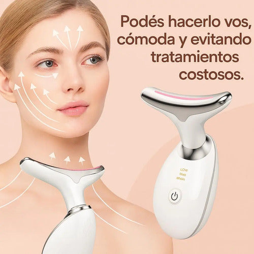 Masajeador Facial Mge-009 Blanco