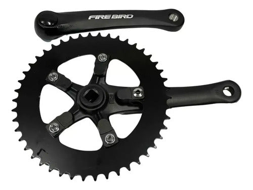 Plato y Palanca Firebird de Aluminio Monoplato Fixie Talle 46 · 16763 · foto 05