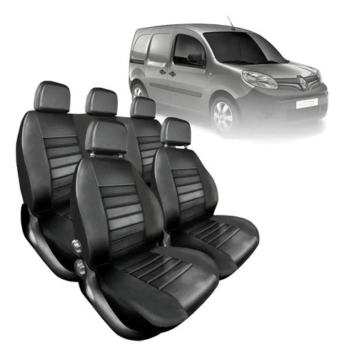 Funda Cubre Asiento Cuero Renault Kangoo 18/ Negro