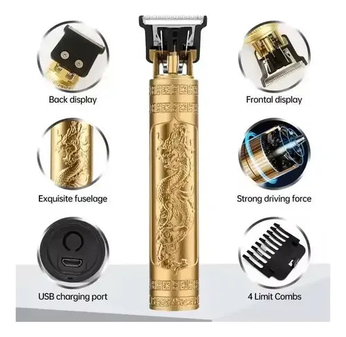 Afeitadora Helitec T9 Dragon USB Corta Barba Portátil · 17797 · foto 04
