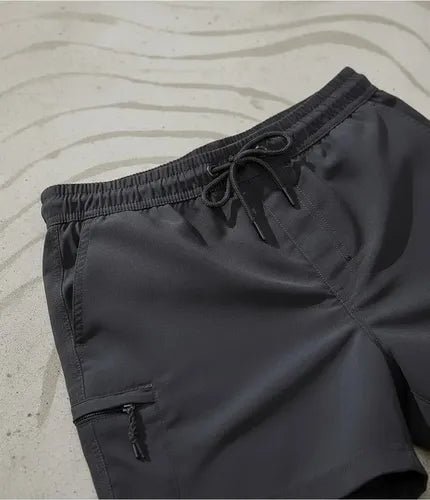 Malla Lisa Traje De Baño Short Liso Negro Lisa S