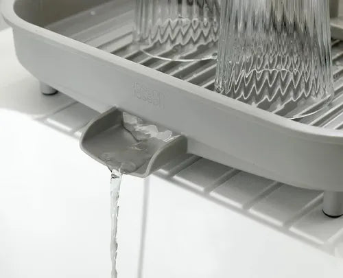 Escurridor De Platos Expandible Drenaje Rajado Gris