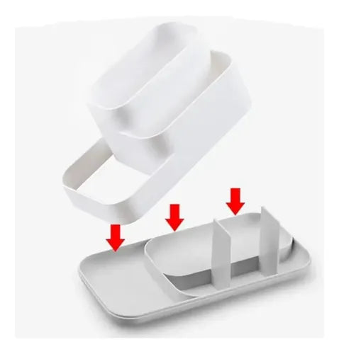 Organizador Multiuso Escurridor Cubiertos Divisiones Cocina