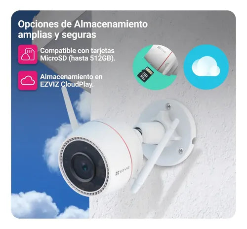 Cámara de Seguridad Ezviz WiFi 2K+ con Visión Nocturna a Color · 15878 · foto 06
