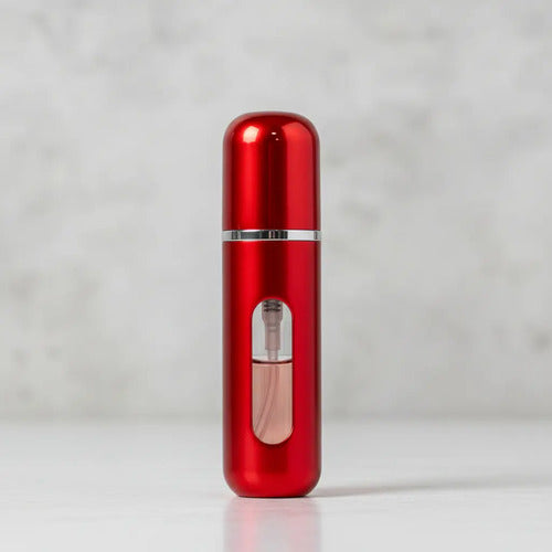 Atomizador Perfume Mini Recargable Para Viaje Portátil Rojo