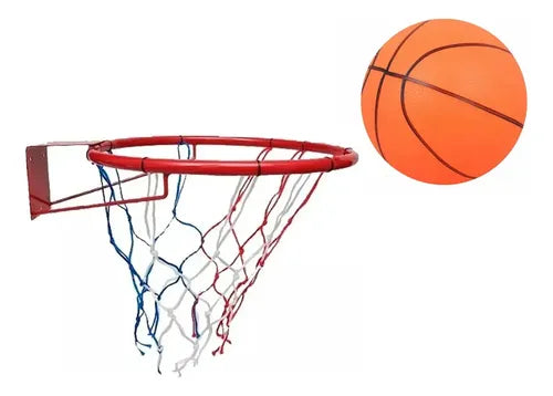 Aro de Básquet DF con Pelota Nº5 de PVC para Niños · 16890 · foto 01