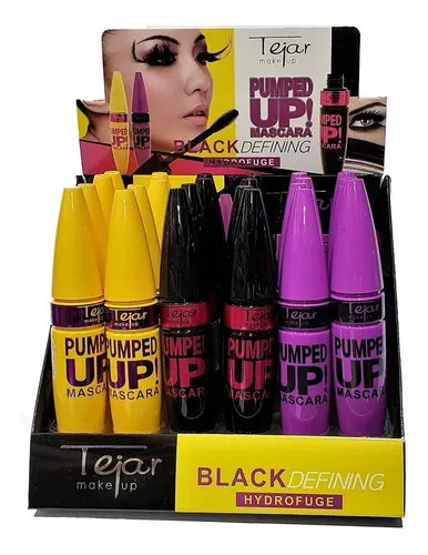 Mascaras De Pestañas Tejar Pumped Up X 3 Unidades