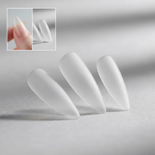 Kit Uñas Gel Mely Soft Gel Cuadrado Corto 5p