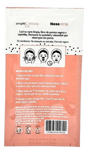 Banda Tira Elimina Puntos Negros Nariz- Nose Strip- Tipo