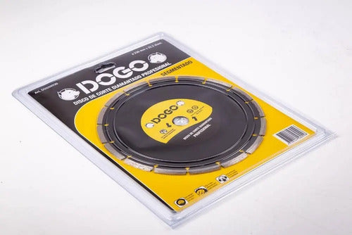 Disco De Corte Diamantado Dogo Dog55030 230mm Carburo Superficies Variadas Negro