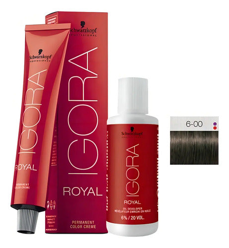 Ox Loção Ativadora Schwarzkopf Igora Royal 20 Volumes 60ml Sin Tono