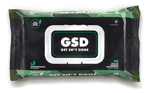 Toallitas Húmedas Gsd Wipes Bolsa 48 Unidades Aloe Vera Desechables Wc