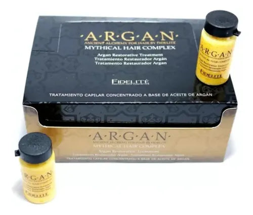 Kit Ampolla Fidelite Argan Reparador + Caviar Nutritivo X24u