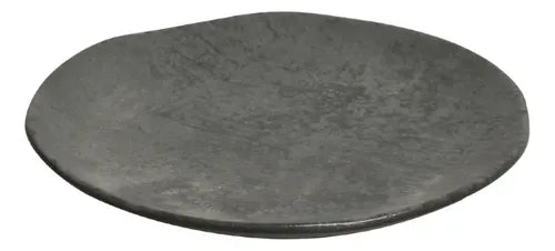Porto Brasil Plato Postre Cerámica Gres Gris Oscuro Pack 6 U